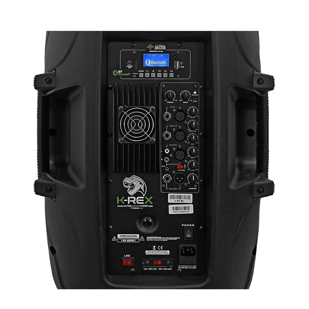 ULTRASOUND K-REX MK4 | Parlante Amplificado Profesional de 15"