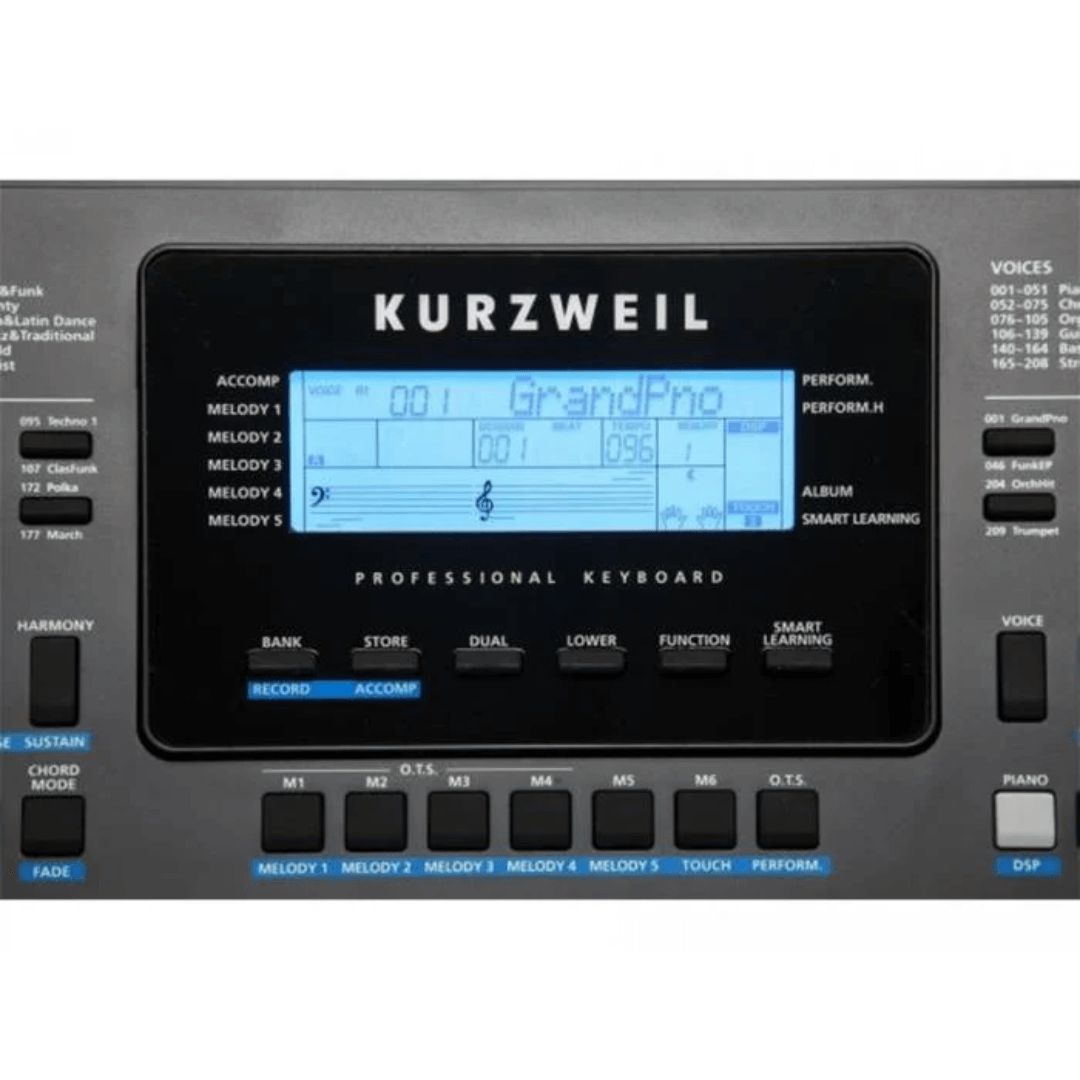 KURZWEIL KP150 | Teclado Digital de 61 Teclas Sensibles con Pitch Bend