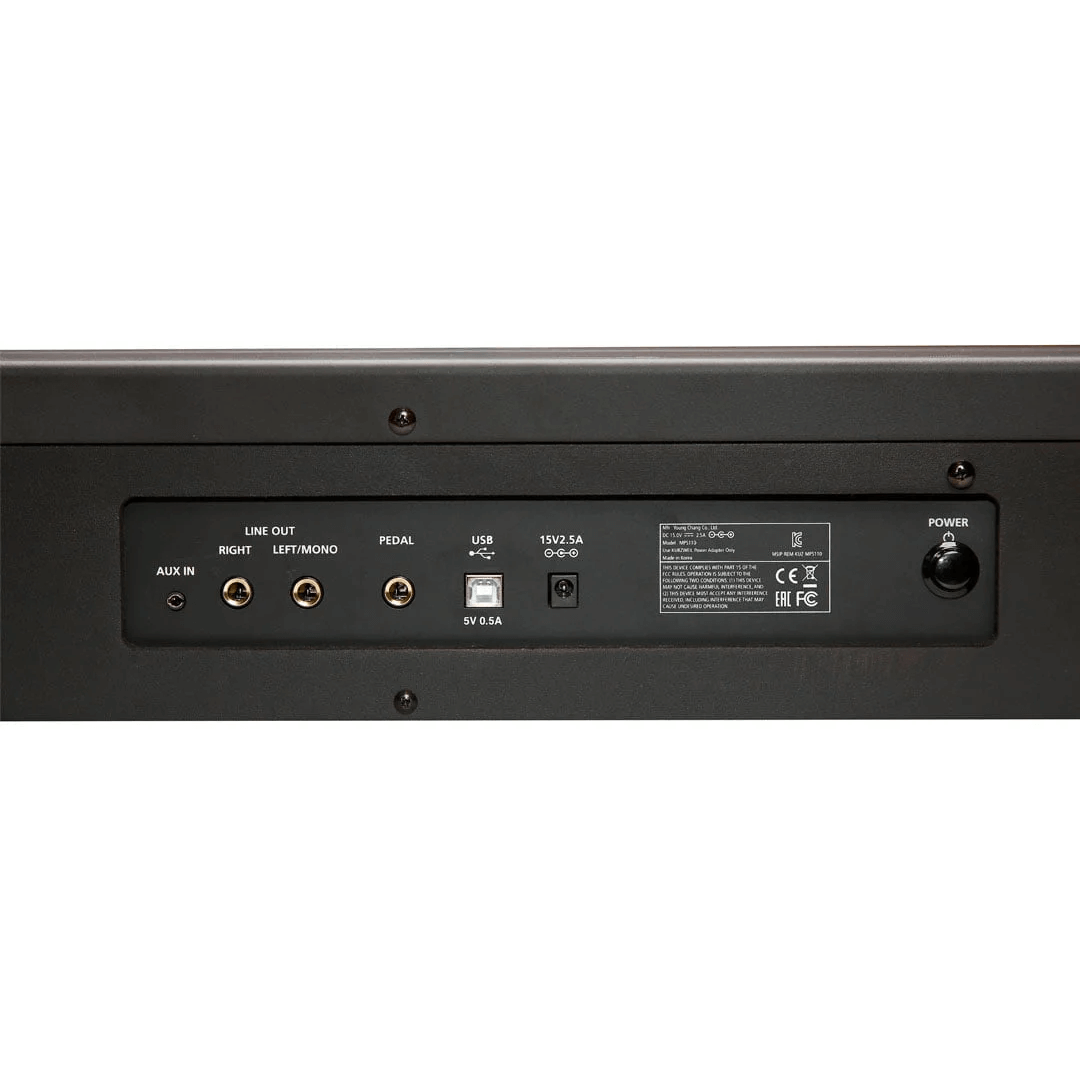 KURZWEIL MPS120 | Piano Digital 88 Teclas con Acción de Martillo y Teclas de Madera