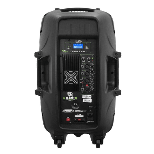 ULTRASOUND KX-REX MK4 | Parlante Activo de 15’’ con BT Estéreo, Modo Karaoke y APP SPRO