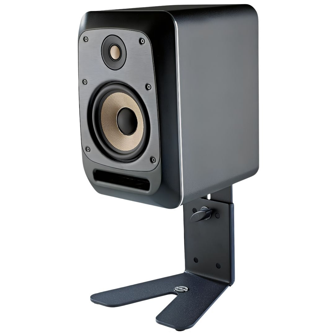 K&M 26772-000-56 | Soporte de Mesa para Monitor de Estudio, Diseño Compacto y Profesional