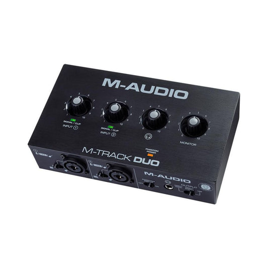M-AUDIO M-Track Duo | Interfaz De Audio USB De 2 Canales Para Mac y PC
