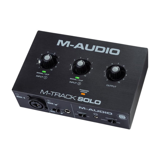 M-AUDIO M-Track Solo II | Interfaz De Audio USB Compacta 16-bit / 48 kHz