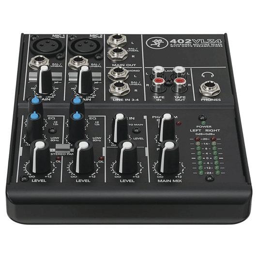 Mackie 402VLZ4 | Consola Compacta de 4 Canales con Preamps Onyx®
