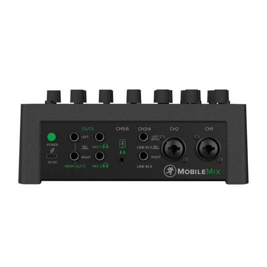 Mackie MobileMix 8 | Consola Portátil USB de 8 Canales con Bluetooth + FX