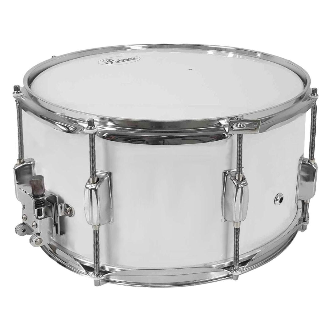 PRIMER MD1410S #5 Blanco | Redoblante 14” x 10” para Banda de Guerra y Batería