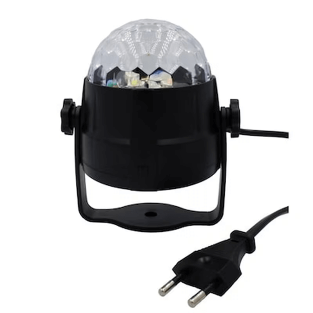 Mini Magic Ball | Luz LED RGB con Sensor de Sonido | Efecto Disco Automático para Fiestas y Eventos
