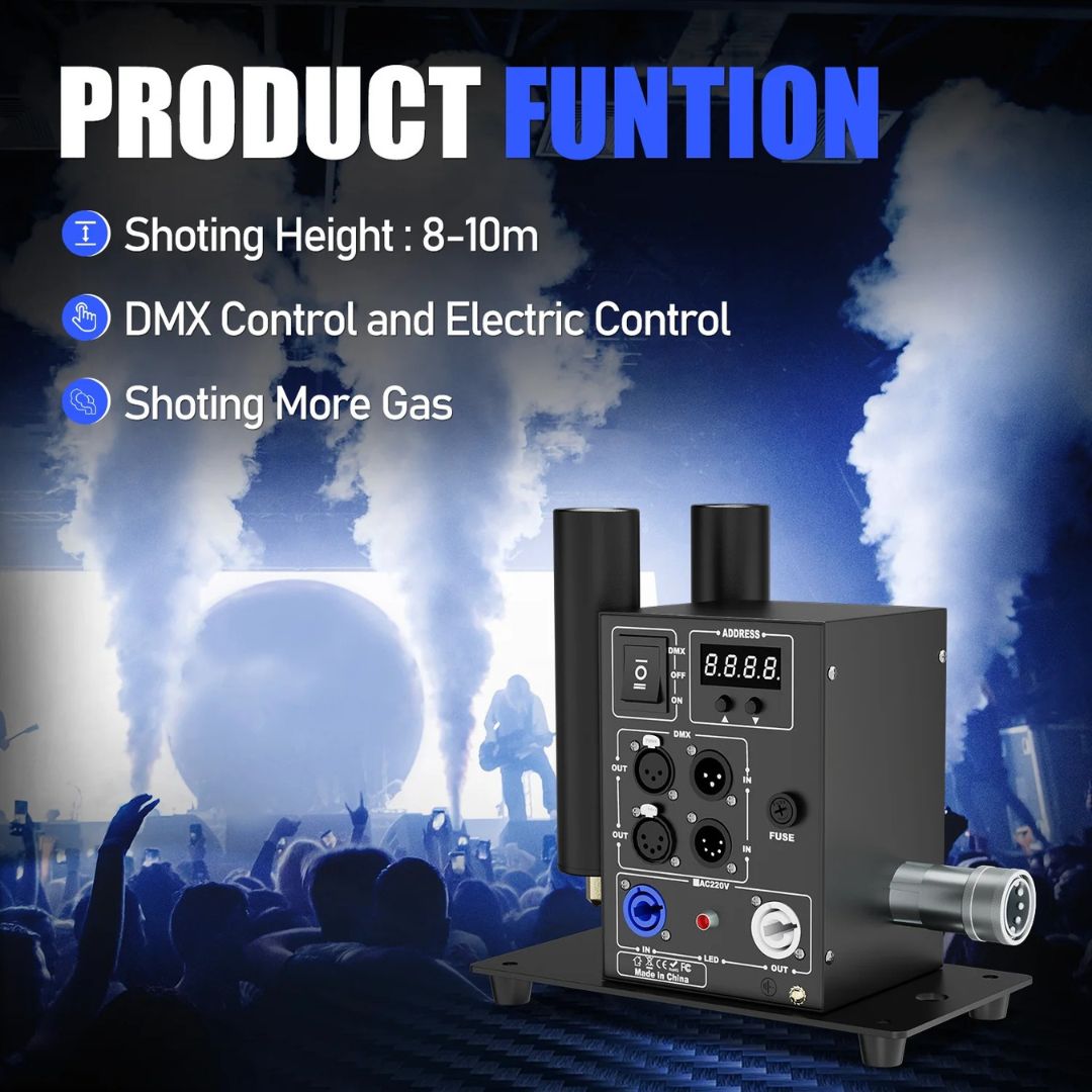 MOKA SFX MK-C10A | Máquina Profesional de Inyección de CO₂ Doble Boquilla DMX512