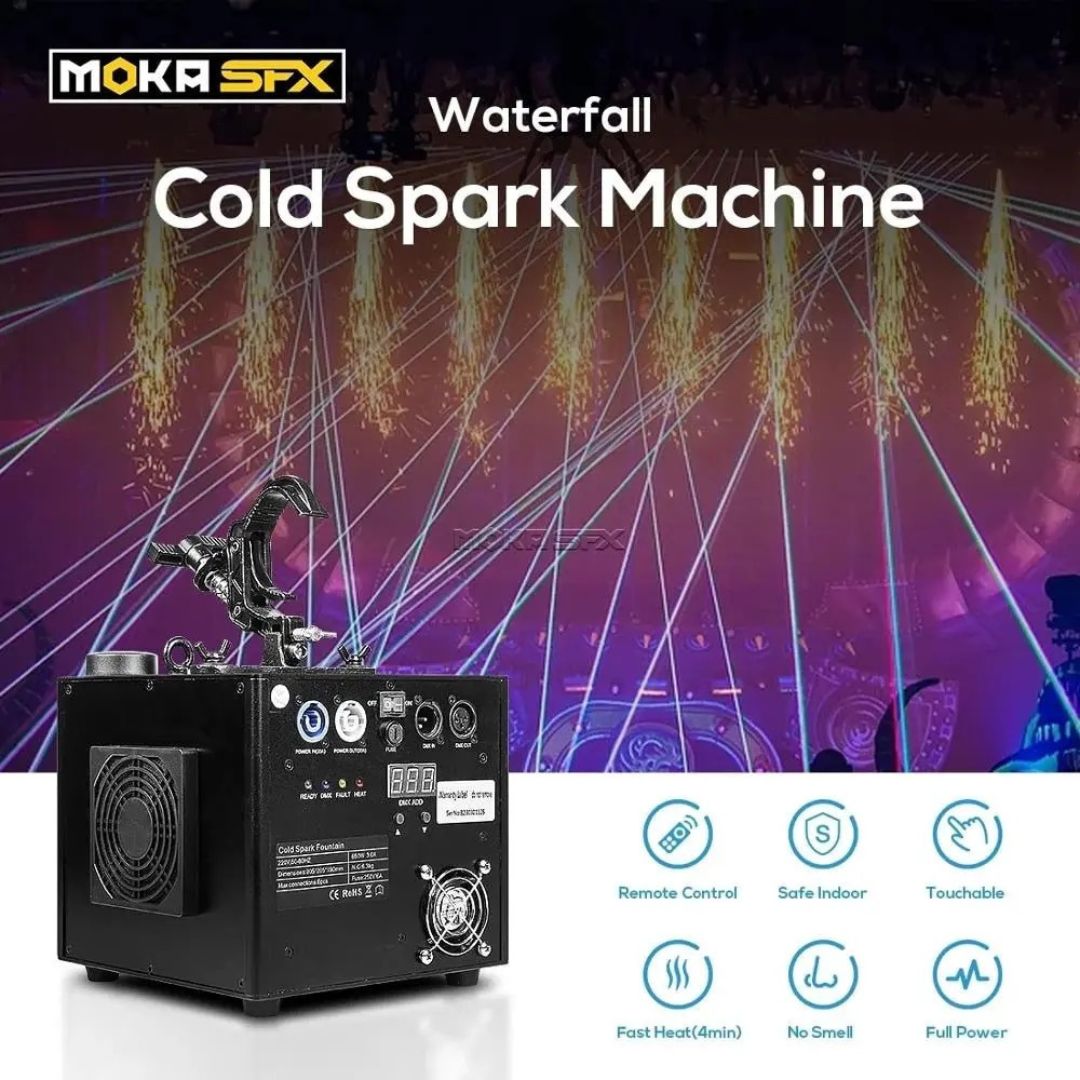 MOKA SFX MK-E12 | Máquina Profesional de Chispa Fría Colgante