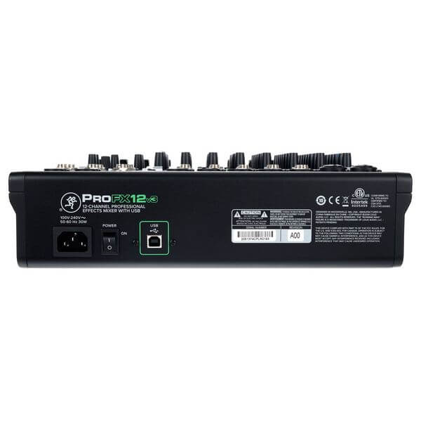 Mackie ProFX12 V3 | Mixer 12 Canales con Interfaz USB y GigFX™