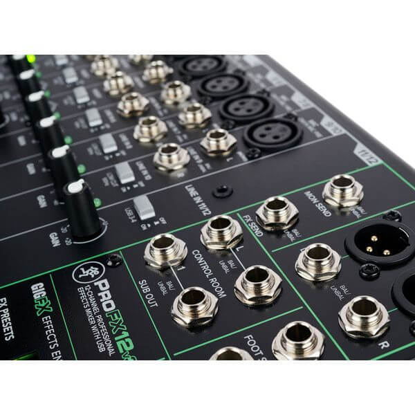 Mackie ProFX12 V3 | Mixer 12 Canales con Interfaz USB y GigFX™