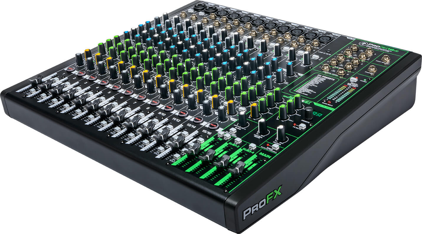 Mackie ProFX16 V3 | Mixer 16 Canales con Interfaz USB y GigFX™