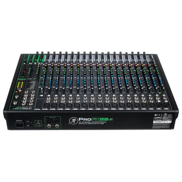 Mackie ProFX22 V3 | Mixer 22 Canales con Interfaz USB y GigFX™