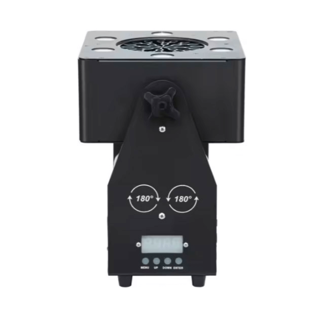 Máquina de Burbujas LED 3en1 DMX | Efecto Escénico Profesional con Luz RGBW y Control Remoto