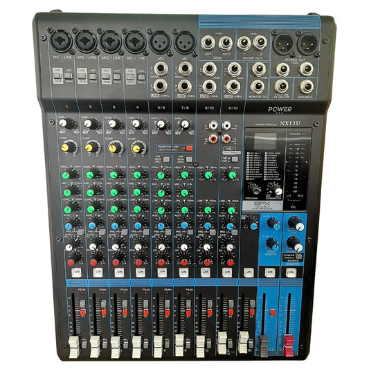 NX12U POWER PRO | Consola Análoga 12 Canales
