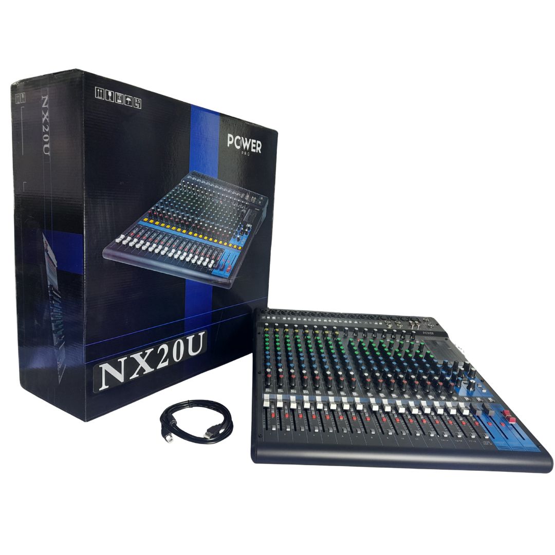 NX20U POWER PRO | Consola Análoga 20 Canales
