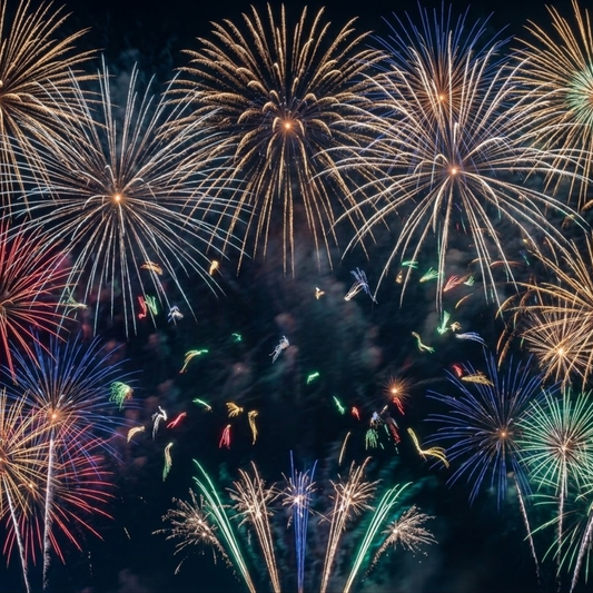 PR-C049C FESTIVAL | Torta de Pirotecnia 49 Disparos / 49 Efectos