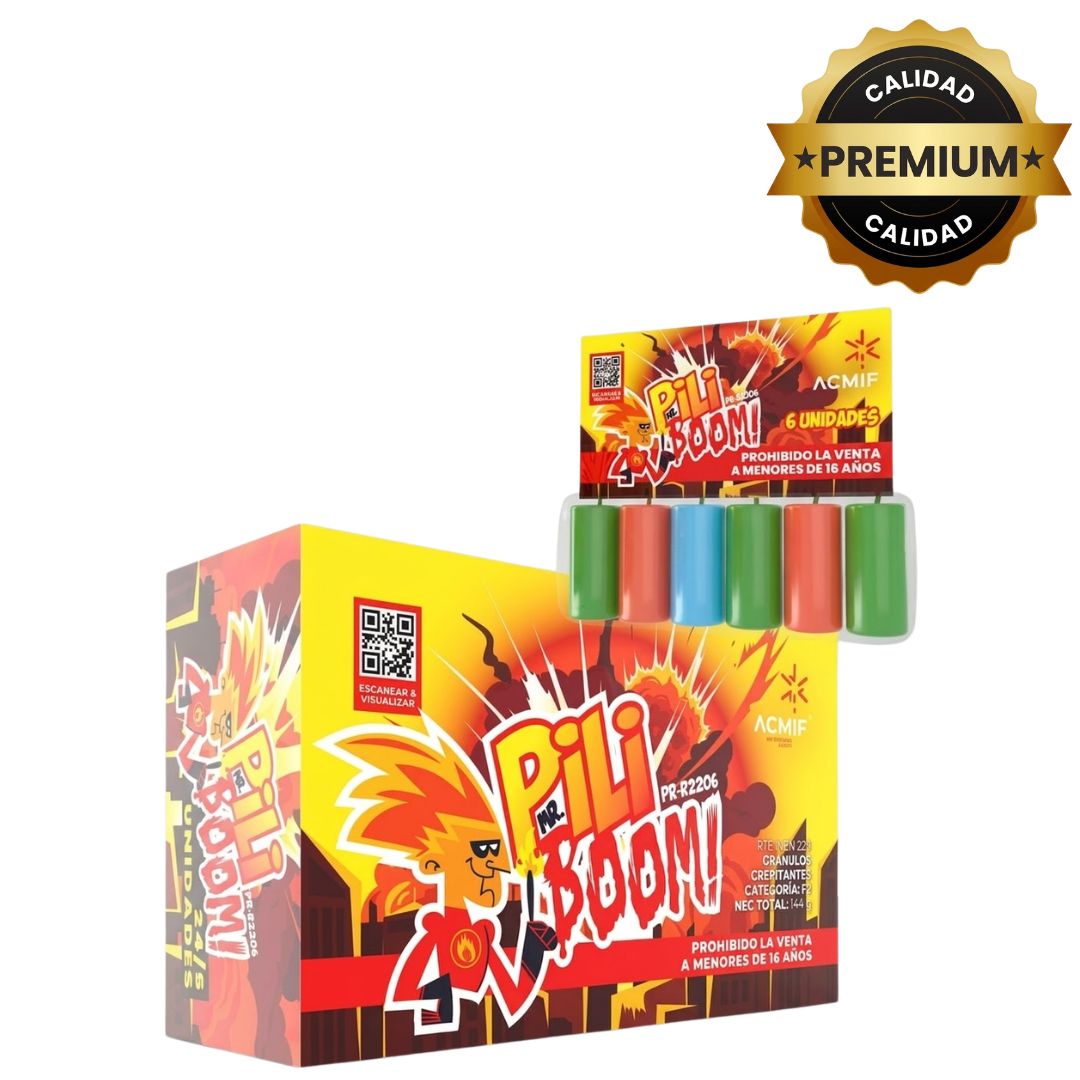 PR-R2206 PILICRACKER BOOM | Crackers con Trueno