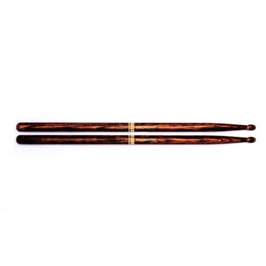 PROMARK TX2BW-FG | Baquetas FireGrain Hickory Punta Madera Ovalada