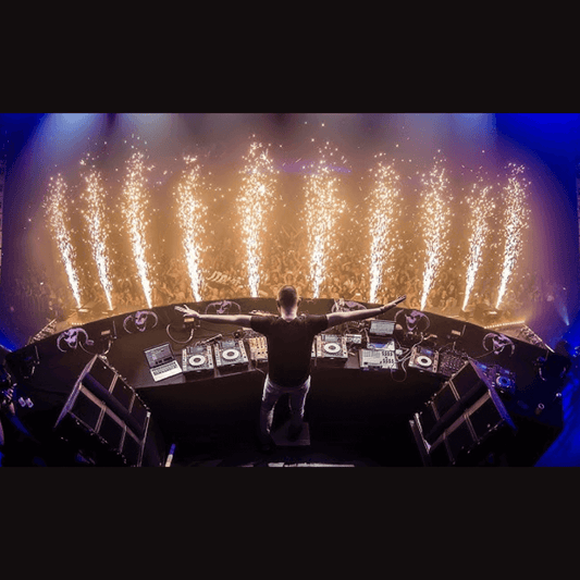 Caja X100 Cartucho de Pirotecnia Fría Dorado | 3 Metros 30 Segundos Power Pro