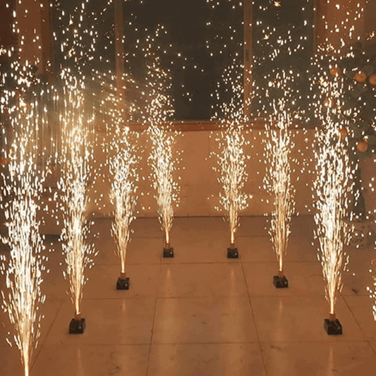 Caja X4 Cartucho de Pirotecnia Fría Dorado | 3 Metros 30 Segundos Power Pro