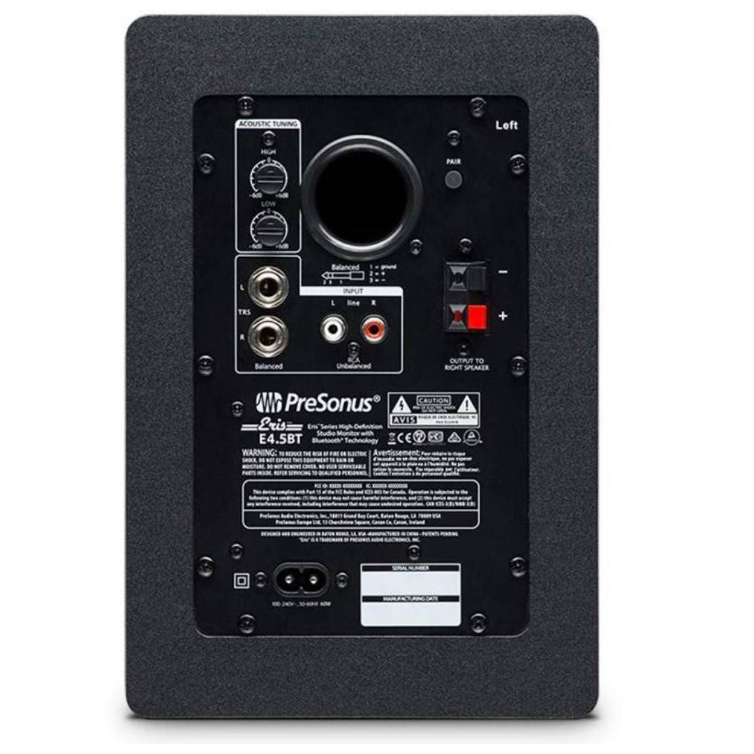 PreSonus ERIS E4.5 BT (Par) | Monitores Activos de Estudio Bluetooth 4.5”