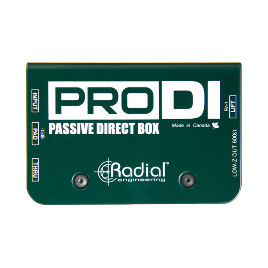 Radial ProDI | Caja Directa Pasiva Profesional