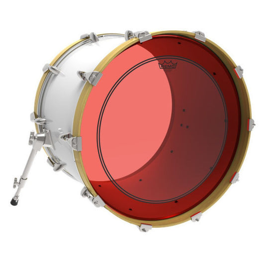 REMO P3-1322-CT-RD | Powerstroke® P3 Colortone™ Red Parche de Bombo 22″