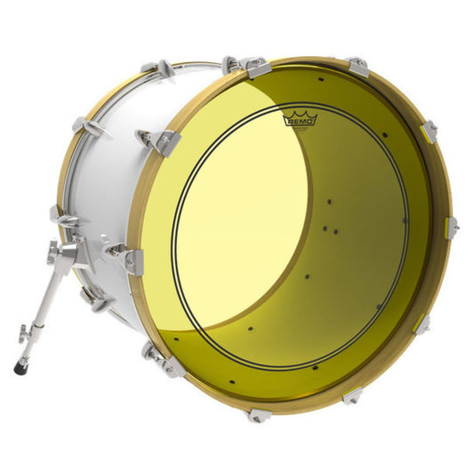 REMO P3-1322-CT-YE | Powerstroke® P3 Colortone™ Yellow Parche de Bombo 22″