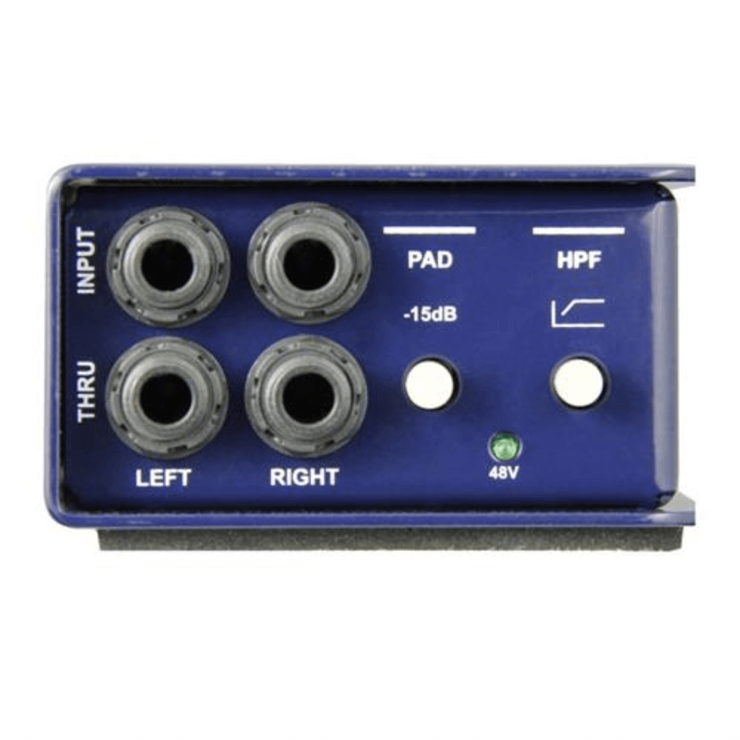 Radial J48 Stereo | Caja Directa Activa Premium 48V Phantom Powered