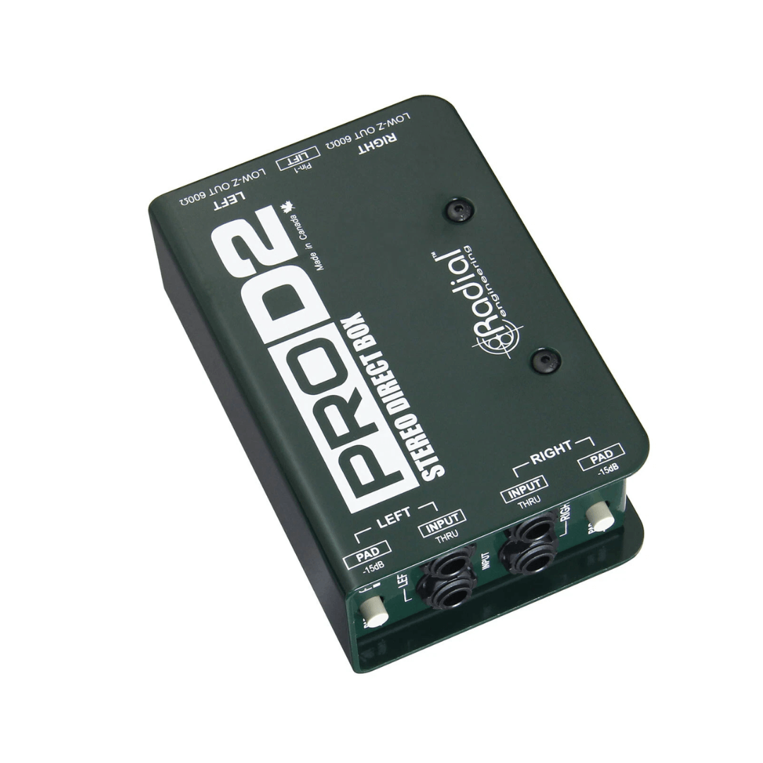Radial ProD2 | Caja Directa Pasiva Estéreo Profesional