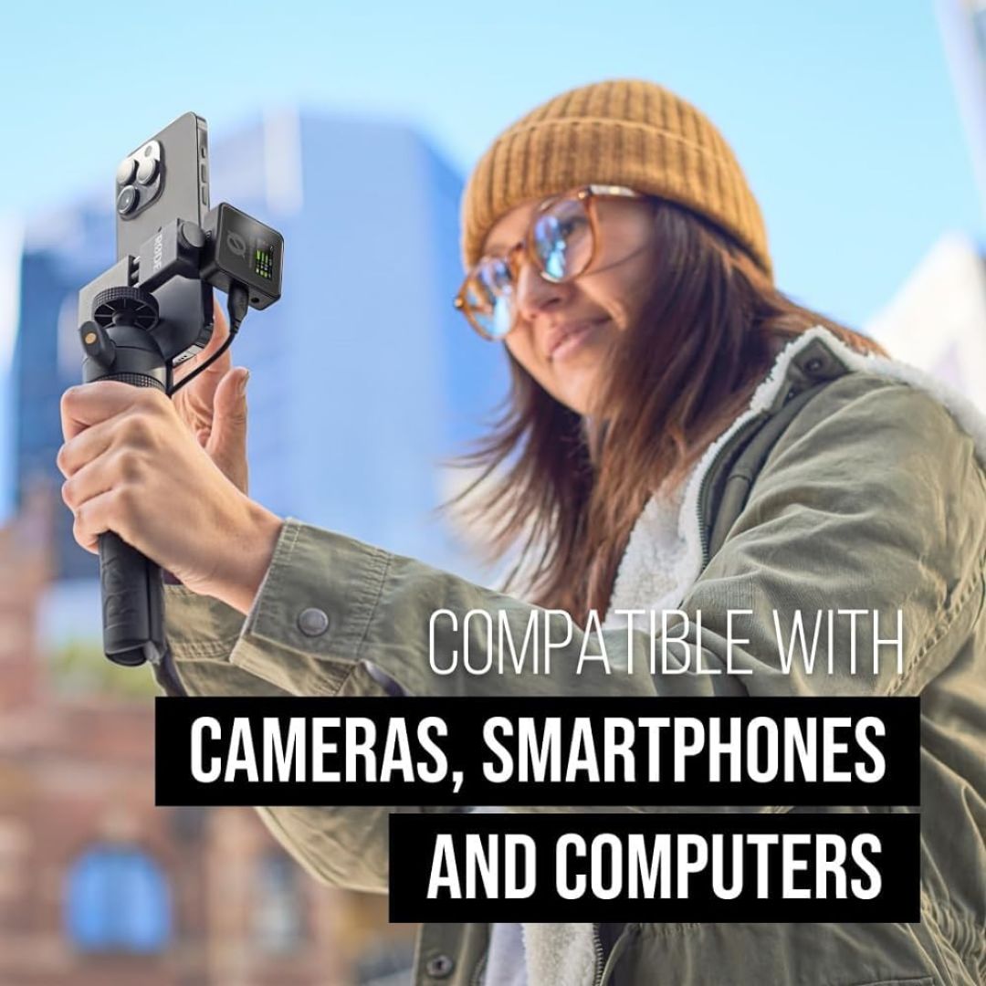 RØDE Wireless PRO | Sistema Profesional de Micrófono Inalámbrico Compacto con 2 Lavaliers