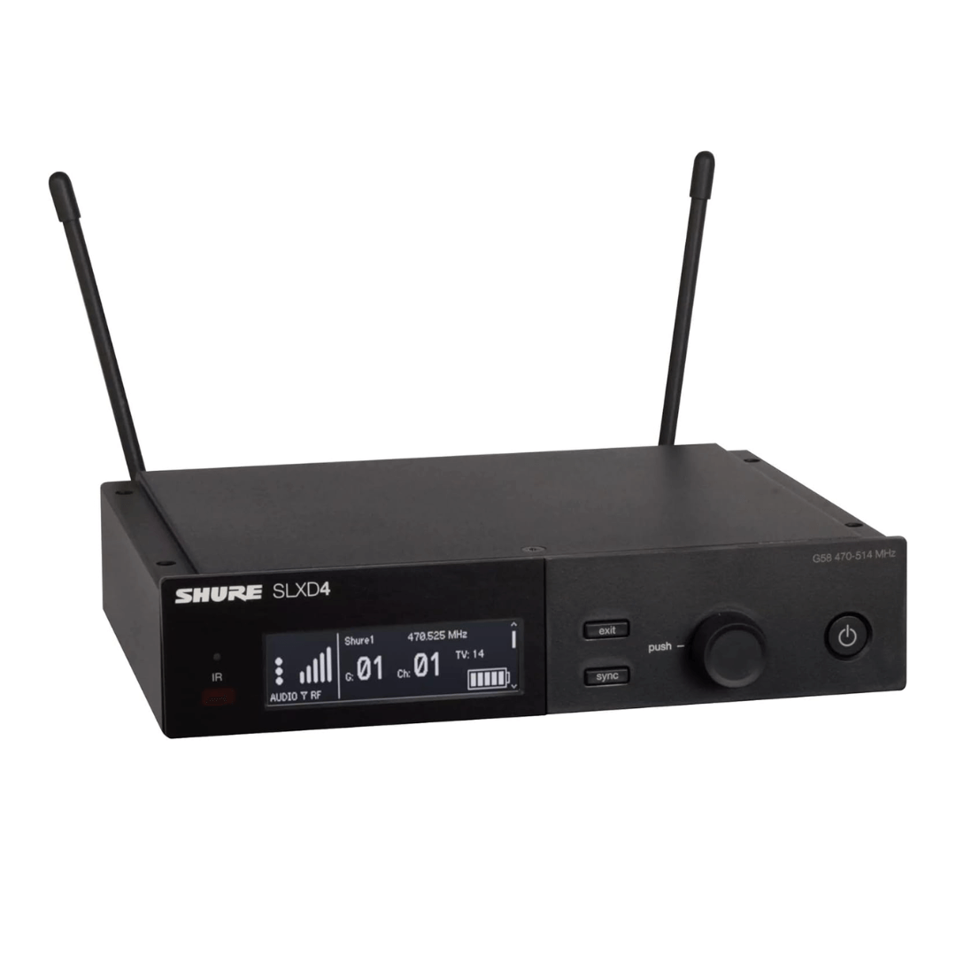 Shure SLXD14/153T-H55 | Sistema Inalámbrico con Transmisor Bodypack SLXD1 y Micrófono de Cabeza MX153