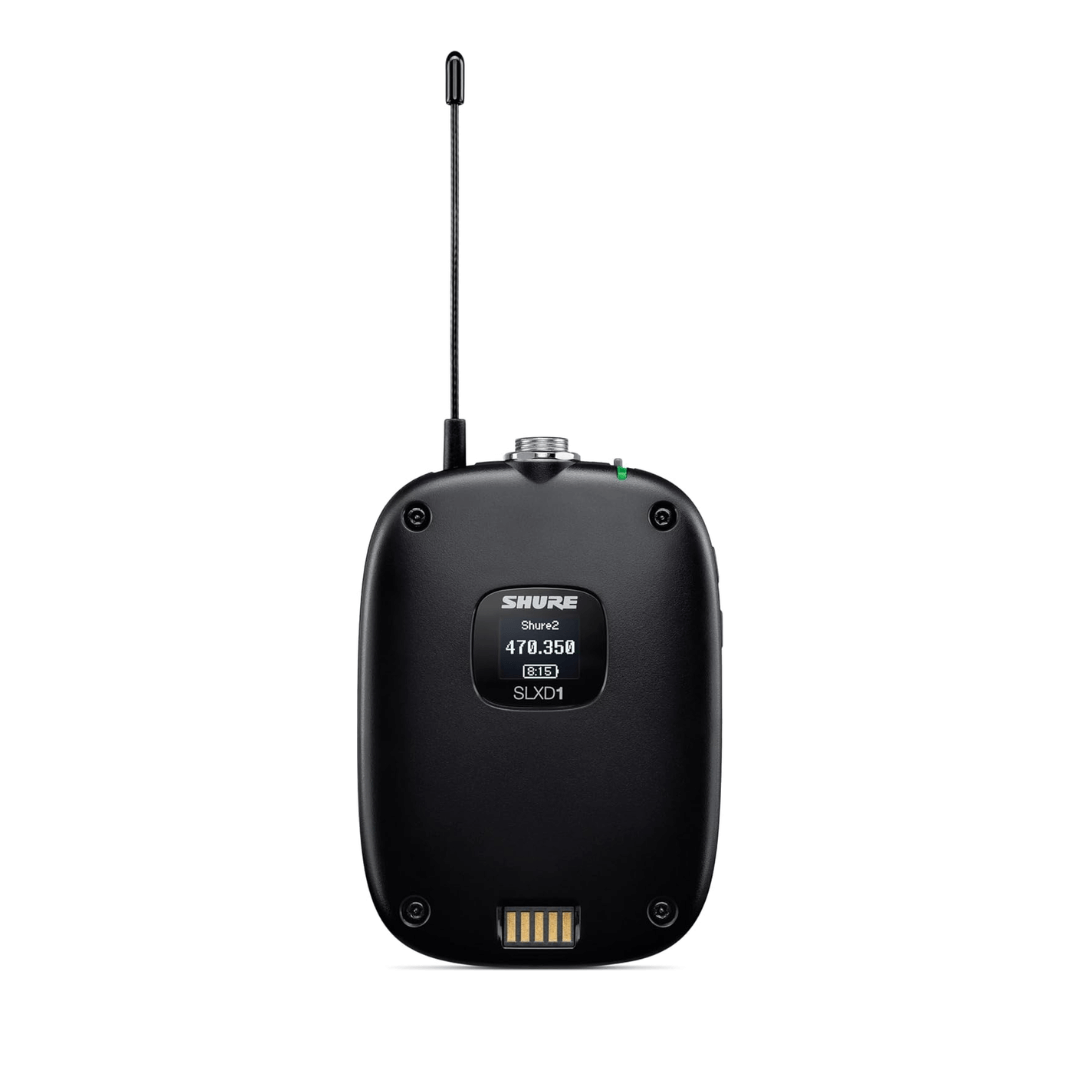 Shure SLXD14/153T-H55 | Sistema Inalámbrico con Transmisor Bodypack SLXD1 y Micrófono de Cabeza MX153