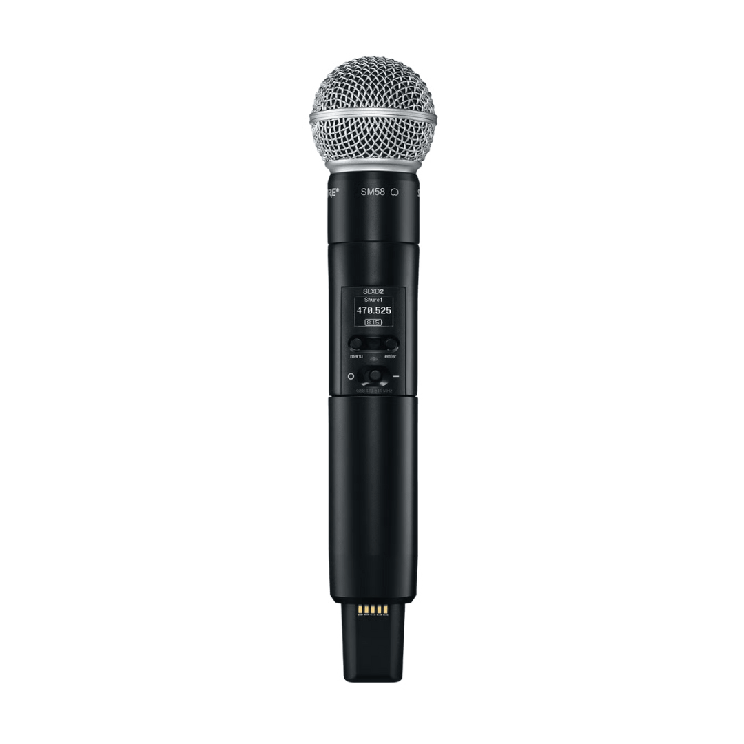 Shure SLXD2/SM58-G58 | Micrófono Inalámbrico con Cápsula SM58