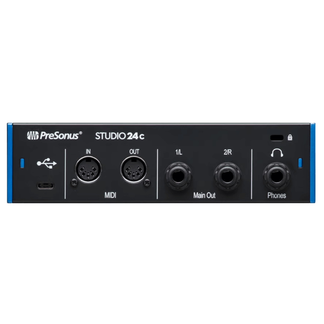 PreSonus Studio 24C | Interfaz de Audio USB-C 2x2 24-Bit / 192 kHz