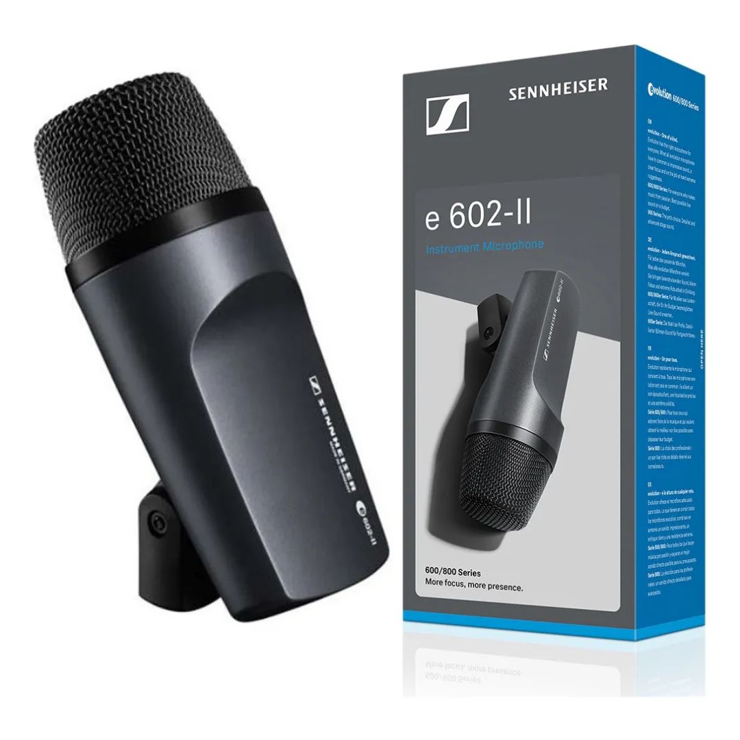 SENNHEISER e 602-II | Micrófono Dinámico Cardioide para Bombo y Baja Frecuencia