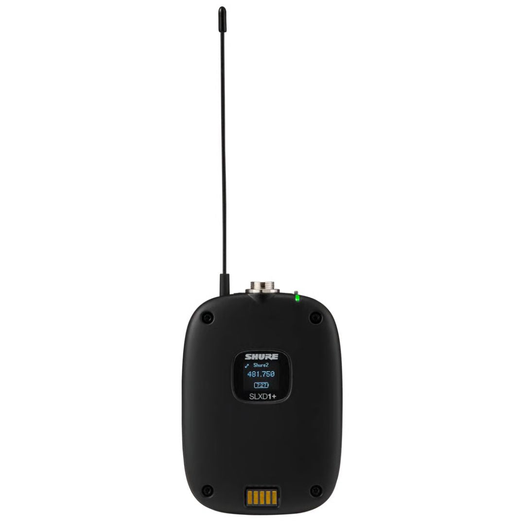 Shure SLXD14+/153T-G57 | Sistema Inalámbrico Digital Bodypack con Micrófono de Diadema MX153T