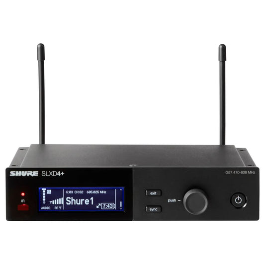Shure SLXD24+/B58-G57 | Sistema Inalámbrico Digital de Mano con Micrófono BETA 58A