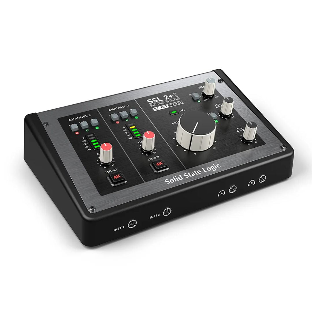 Solid State Logic SSL2+ MKII | Interfaz de Audio USB-C 2×4