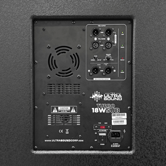 ULTRASOUND TURBO 18W SUB | Sub Bajo de Madera Activo de 18’’