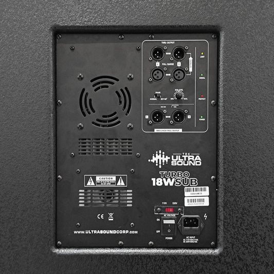 ULTRASOUND TURBO 18X SUB | Sub Bajo de Madera Activo de 18’’