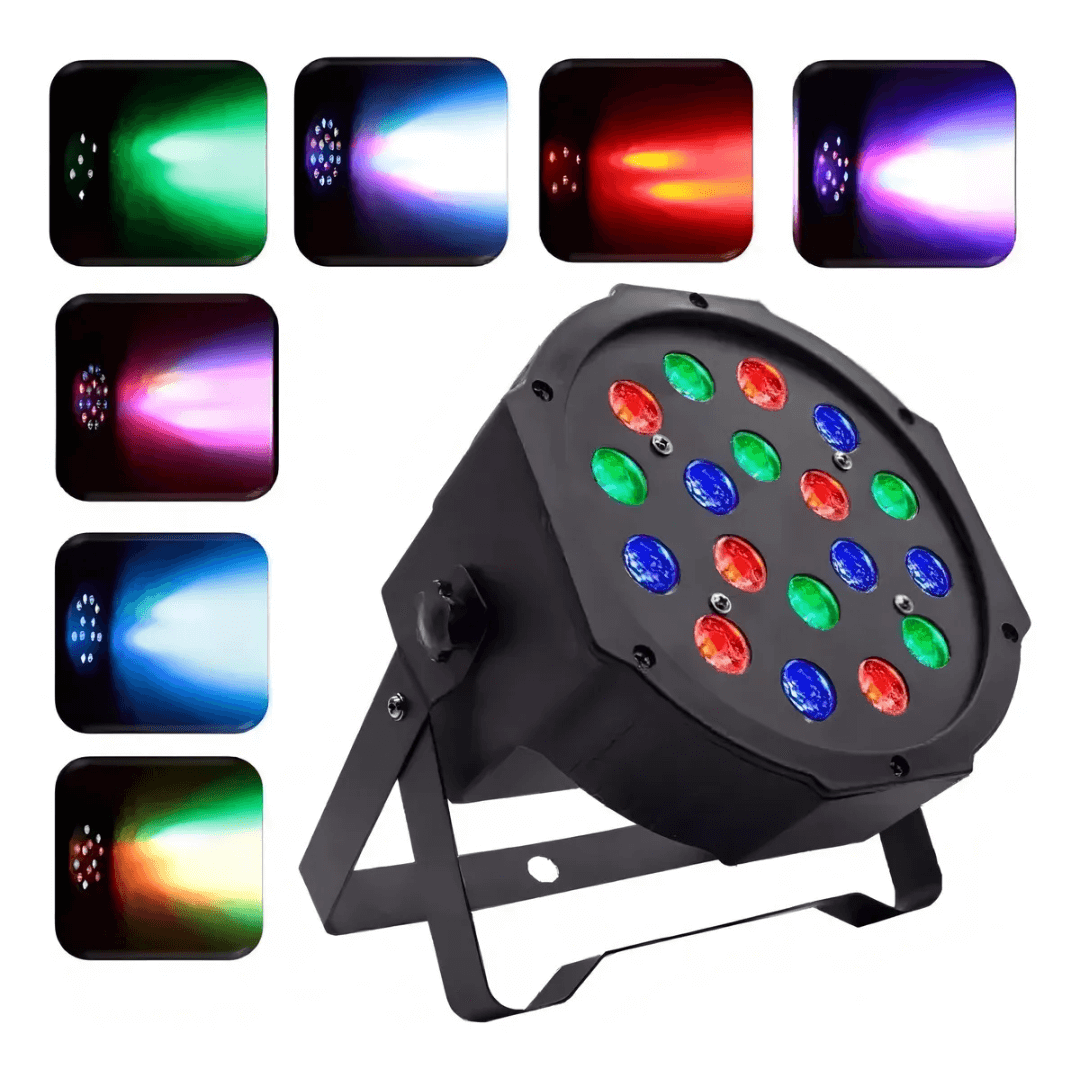 Tacho Led 18×1w RGB