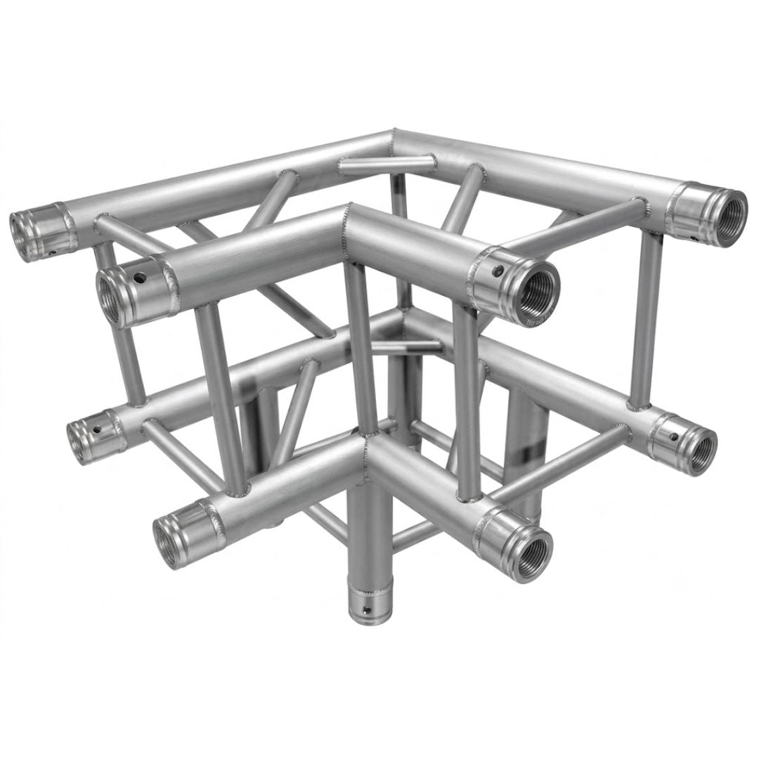 Truss Cuadrado Esquinero 3 vías 90°