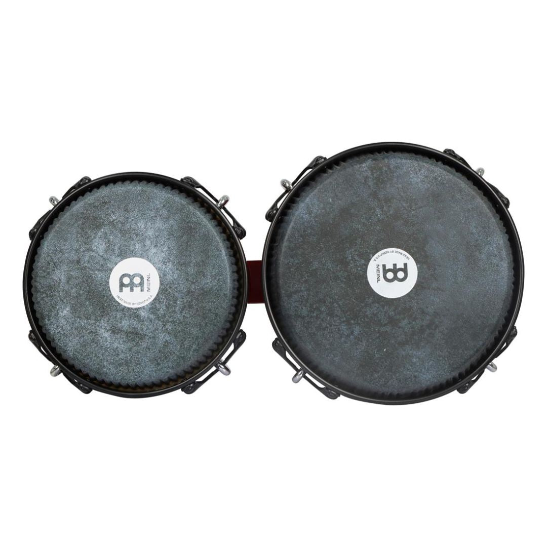 MEINL WBTR300WR | Bongó 6.75” / 8” Marathon Traditional Rojo Vino con Parches REMO