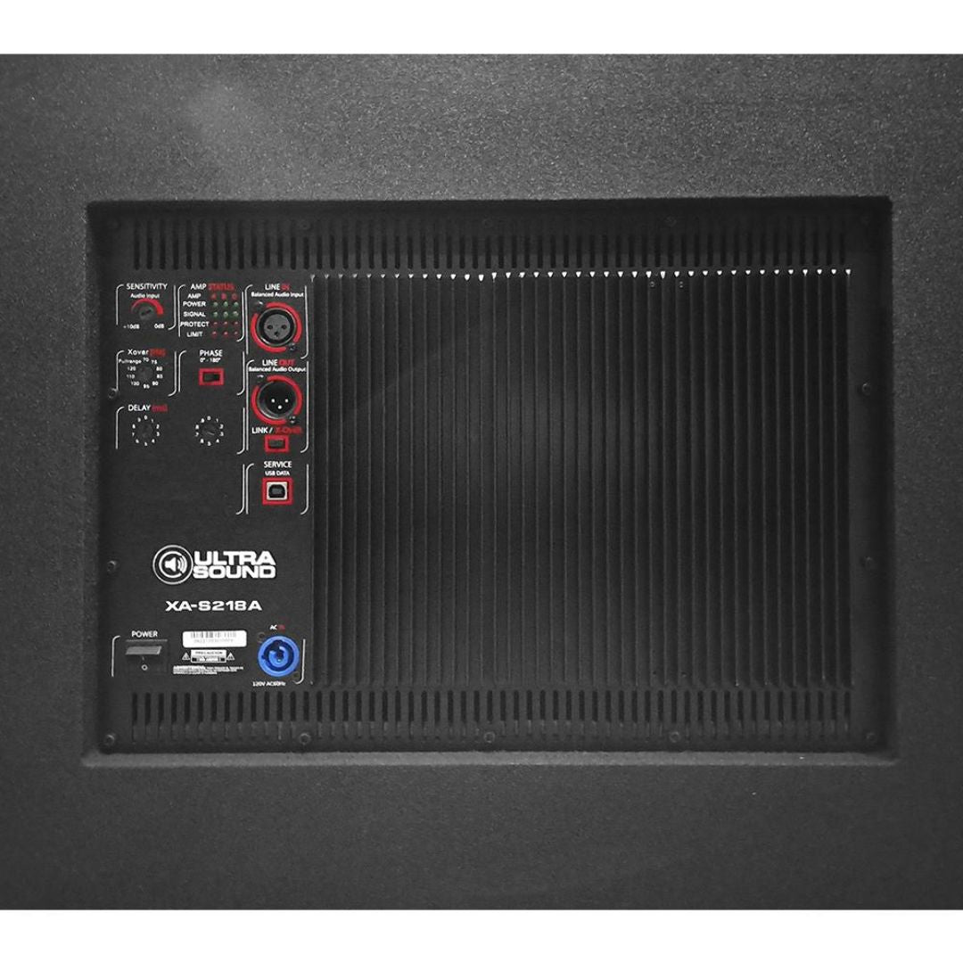 ULTRASOUND XA-S218A | Subwoofer Activo Doble 18”