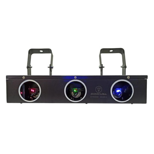 SONIC USA Xtreme Head3 | Proyector Láser Multiefectos RGB de 3 Proyecciones