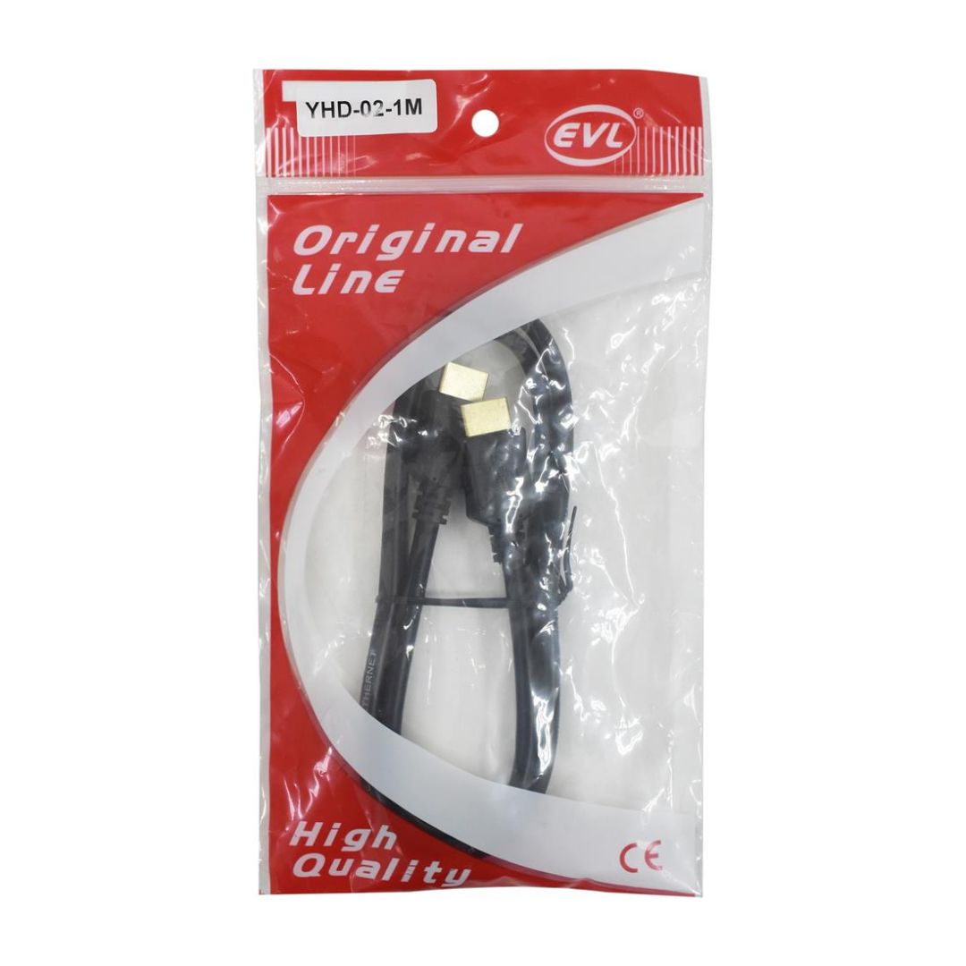 EVL YHD-02-1M | Cable HDMI 2.0V 4K Ultra HD 1 m