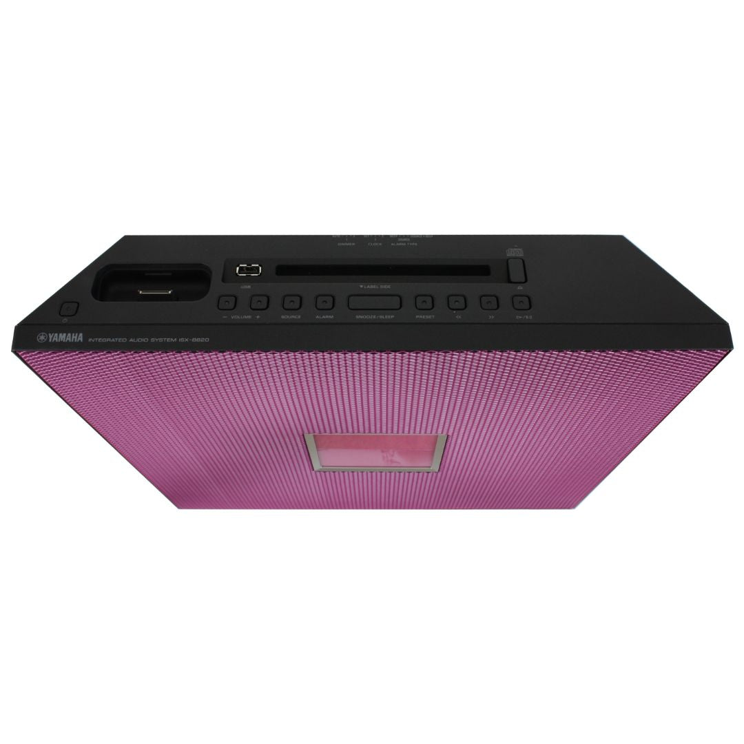 Yamaha ISX-B820 Magenta | Sistema de Audio con CD, Bluetooth, USB y Dock para iPod/iPhone