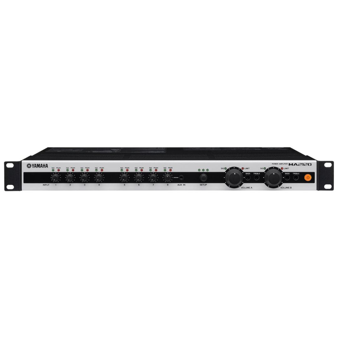 Yamaha MA2120 6INx2OUT | Amplificador de Instalación de 2 Canales con DSP